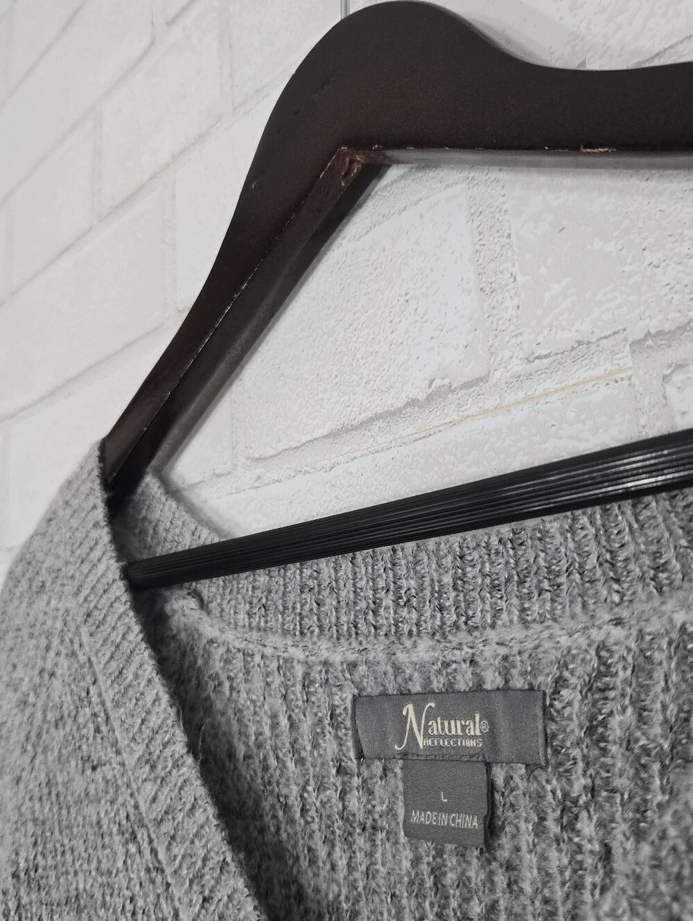 Natural Reflections v-neck sweater